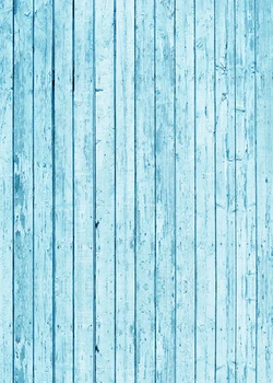 

TR Blue Wood Floor Vinyl Backdrops for Photography 150x220cm Newborn Baby Photocall Custom Studio Backgrounds Baby Photobooth