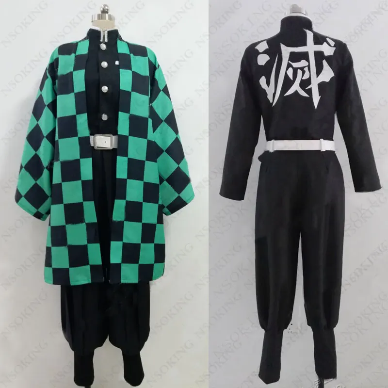 

Anime Demon Slayer Kimetsu no Yaiba Cosplay Kamado Tanjirou Costume custom made
