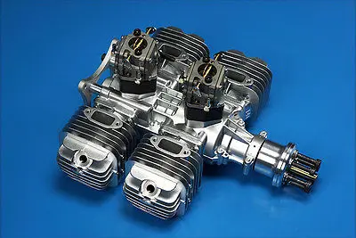 Дл 220CC DLE222 бензиновый двигатель с электронным зажиганием и глушителем для