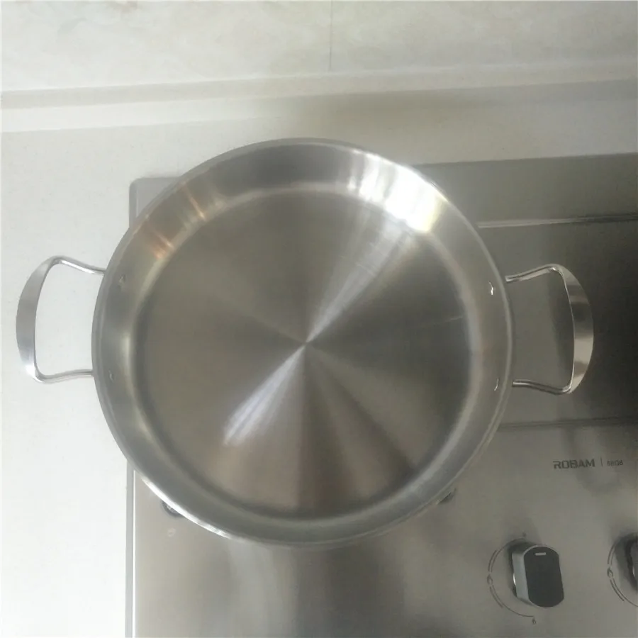 30 см не покрытие нержавеющая сталь сковорода жаровни и сковороды гриль