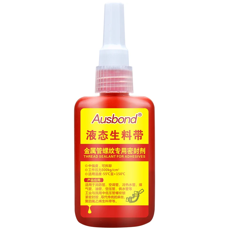 

Thread Sealant for Adhesives Liquid Raw Material High Temperature Fast Drying Waterproof Sealant PST PTFE Thread Sealing 50ml