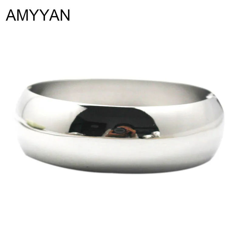

High Polished Silver Color Bangles Stainless Steel Bracelet Bangle Blank Wide Cuff Bangle Jewelry For Women Best Christmas Gift