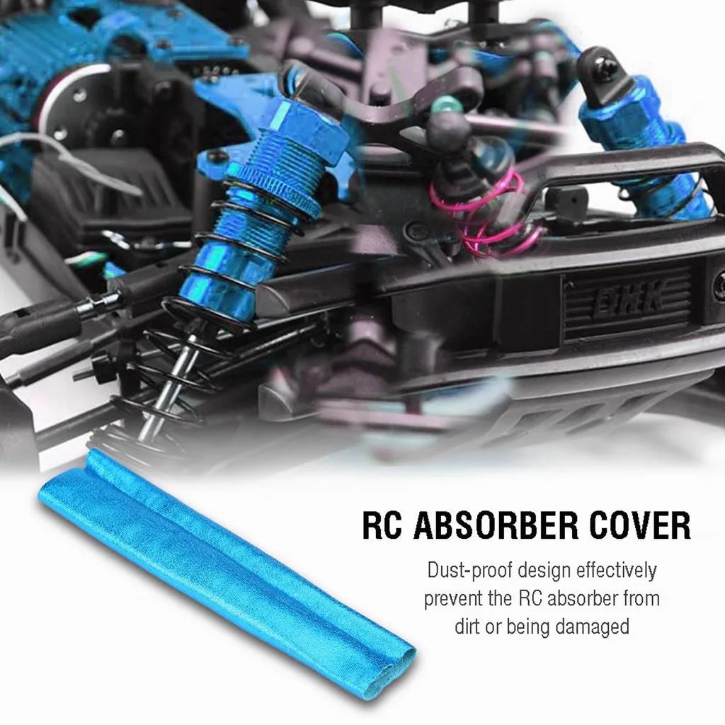 

4pcs Dust-Proof Shock Absorber Cover Guard For 1/8 RC Car Truck Buggy Crawler practical and convenient Remote control toys parts