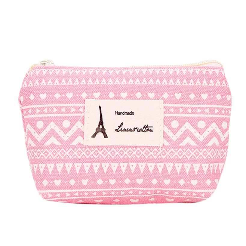 

Aelicy Women Fresh Literary Printing Short Wallet Mini Zipper Clutch Handbag Small Slim Coin Purse Key Holder Card Holder