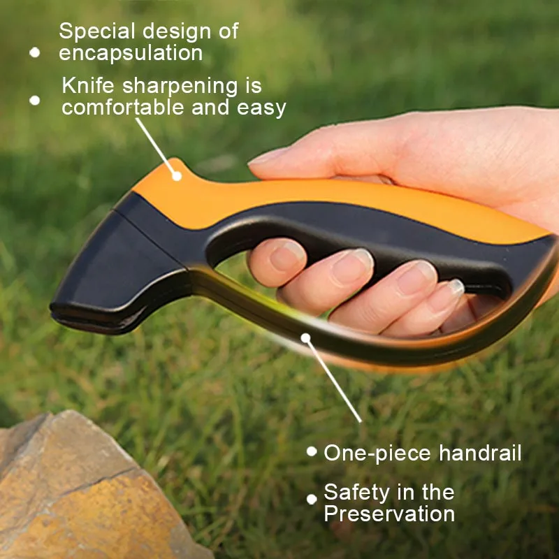 

Professional Cutter Quick Sharpener Outdoor Knives Stone Sharpening Mutifunction Tools BHD2