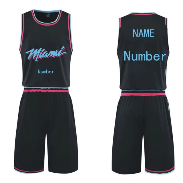 Custom Men MIAMI 2 (0 99) Basketball Sport Set , Blank Custom USA Basketball Jersey Short