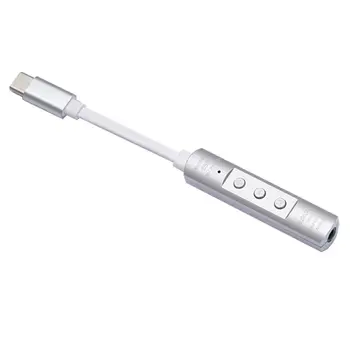 

New Arrival Musiland MU2 headphone amplifier cable TYPE-C HIFI Decode sound card for mobile phone DSD hard decoding