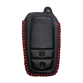 

For Toyota Camry Corolla Highlander Prado RAV4 Hilux Fortuner Land Cruiser 200 Prius Vitz CHR Auris Avalon Leather Car Key Cover