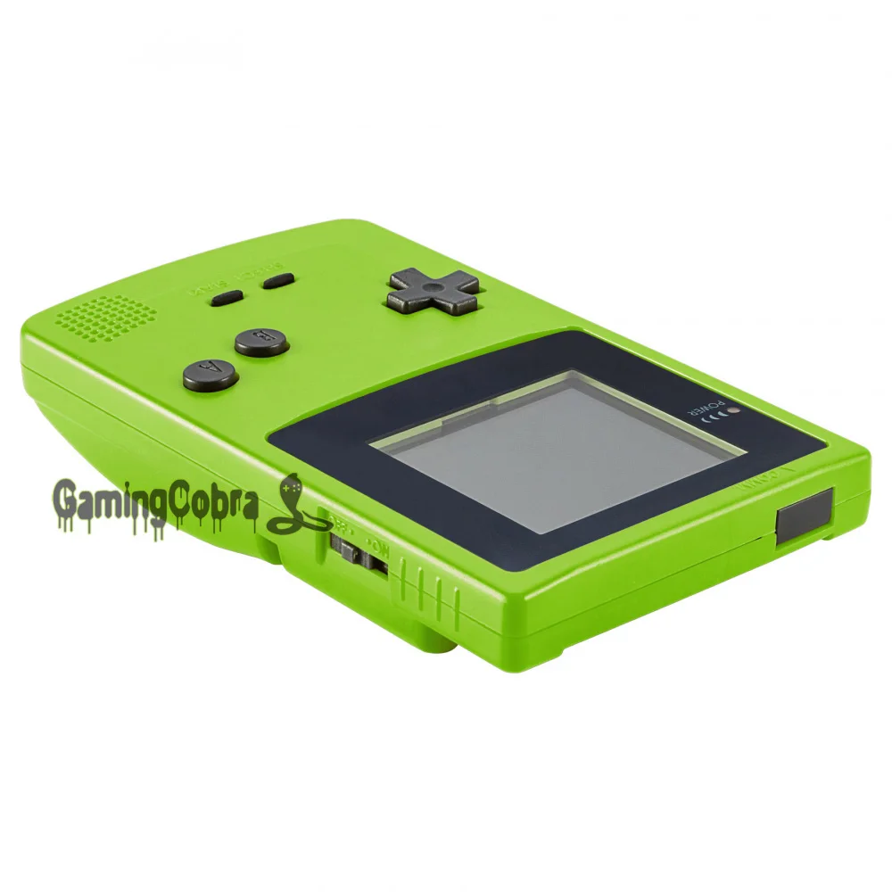 Green Solid Full Housing Shell Buttons with Screen Len for Nintendo Gameboy Color - GBC007
