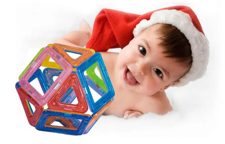 Enlighten 144 шт. Мини Магнитный конструктор Набор для строительства модель игрушки Пластиковые Магнитные строительные блоки Развивающие игрушки для детей