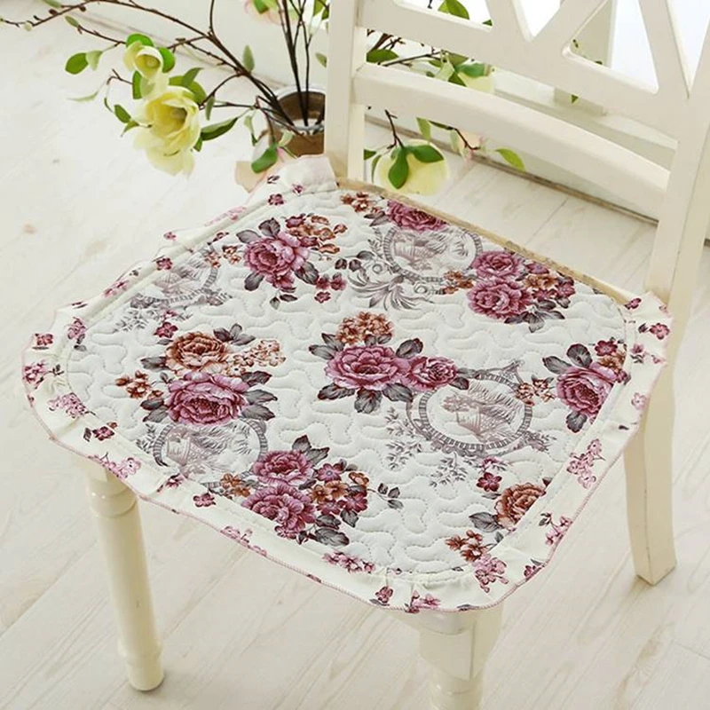 

Cotton Chair Cushion For Office Home Dining Decor Four Seasons Seat Pad Kitchen Chair Cushion Anti-Slip Breathable Seat Cushion