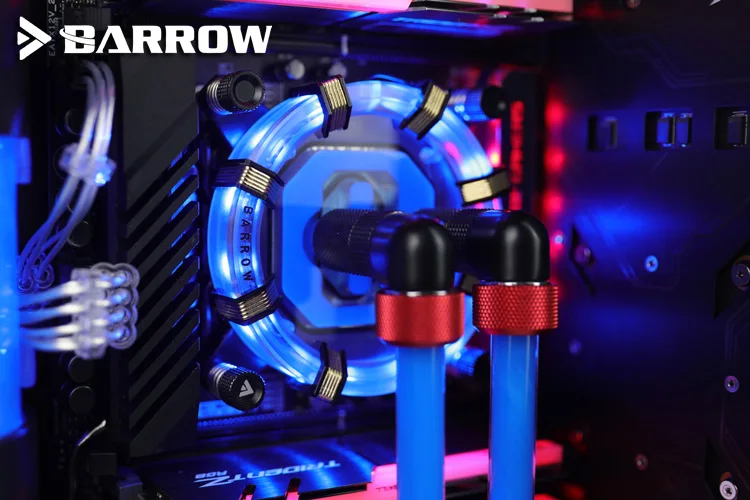Discount  Barrow CPU Water Block use for INTEL LGA1150 1151 1155 1156/ X99 2011 / AMD AM3 AM4/ Radiator 5V GN
