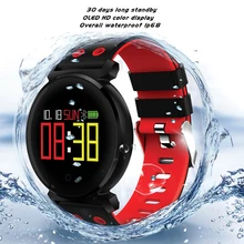 SMARTWATCH Color screen High cost performance Heart rate Silicone strap sport watch top wrist watches for women men