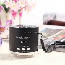 Z12 Portable Speaker USB Micro SD TF Card FM Radio Mini Wired Speaker Computer Subwoofer Music Box Mp3/4 For phone Laptop PC