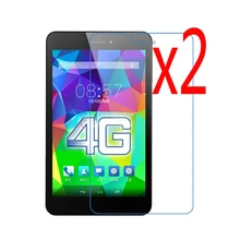 2x пленки+ 2x чистая ткань, розничная посылка, прозрачная защитная пленка для ЖК-экрана для Cube T7 " 7 дюймов планшета