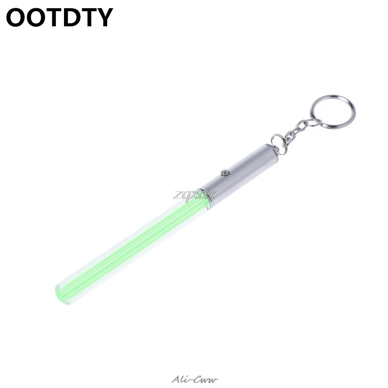 

Durable Glow Pen Flash Torch Magic Wand Stick Lightsaber LED Light Keychain New Z16