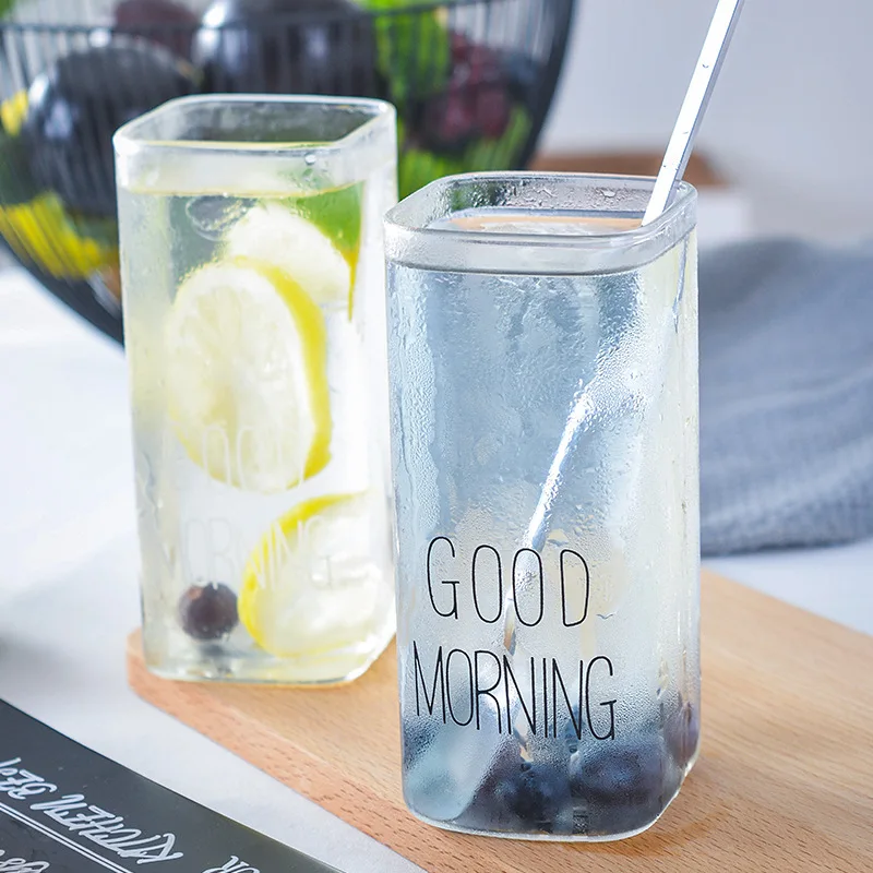 

INS Single Layer High Temperature Resistant Glass for Microwave Oven Dishwasher Breakfast Milk Glass Cocktail Glass Glasses
