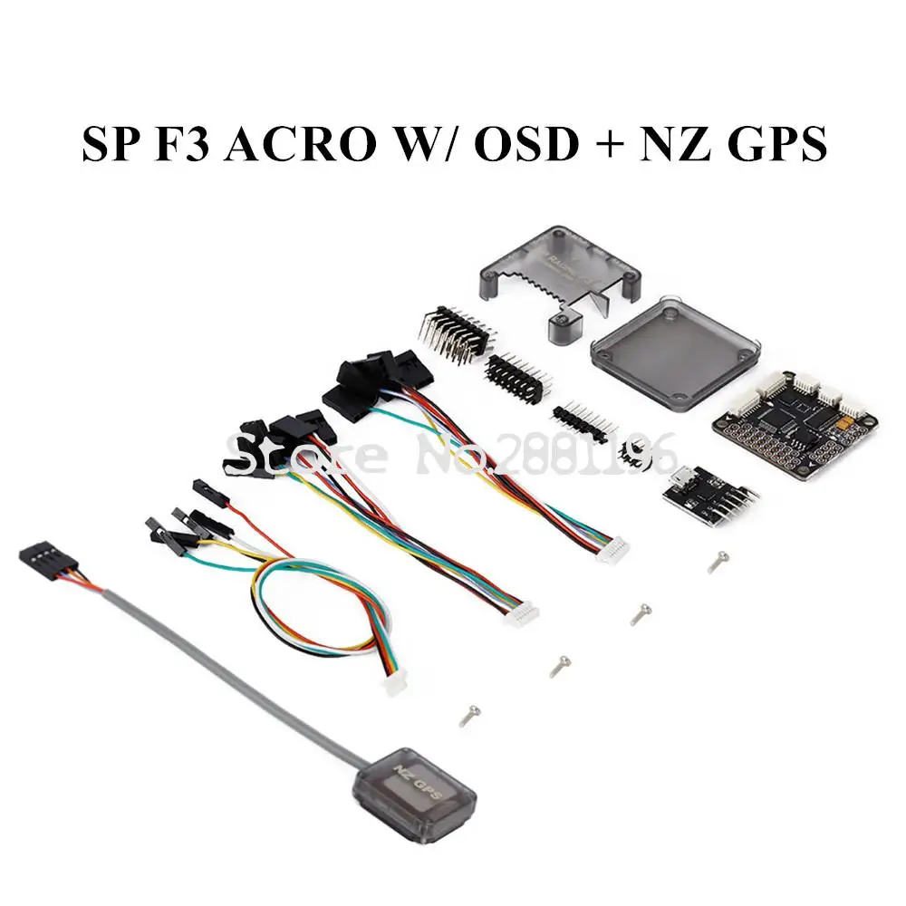 SP Racing F3 Flight контроллер встроенное OSD + Ультра маленькое Ublox 7 серия NZ комплект