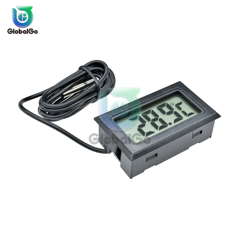 Digital Thermometer Hygrometer In/Outdoor Temperature Humidity Tester with  Probe