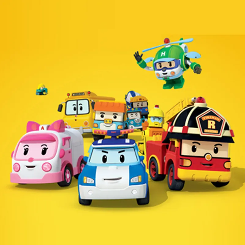 25 стилей Robocar Poli, корейские детские игрушки, Robocar Poli, Anba Roy, аниме, металлическая модель автомобиля, фигурки, игрушки для детей, подарок