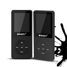 Original Ruizu X02 MP3 Reproductor de Música Con Pantalla de 1.8 Pulgadas se puede Jugar 80 horas Deporte Reproductor de MP3 de 8 GB Con FM Recorder, E-libro, Reloj