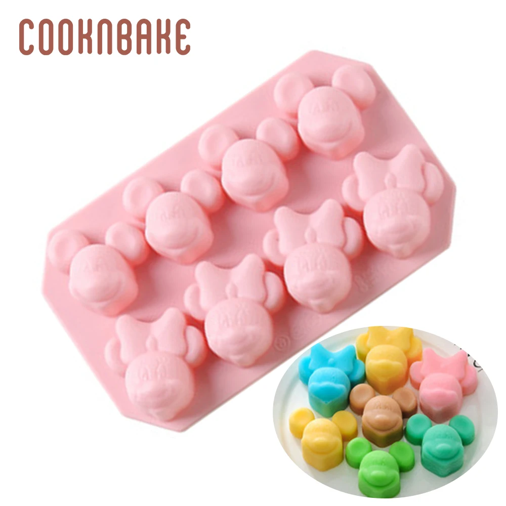 COOKNBAKE силиконовая форма для выпечки формочка мыла с мышкой шоколадные
