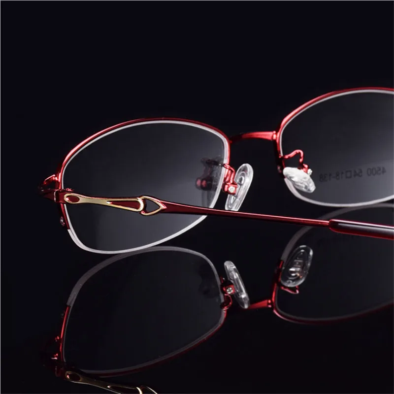 Сплав Элегантные женские очки оправа Женские винтажные оптические очки простые глаза коробка оправа для очков при близорукости очки 4500