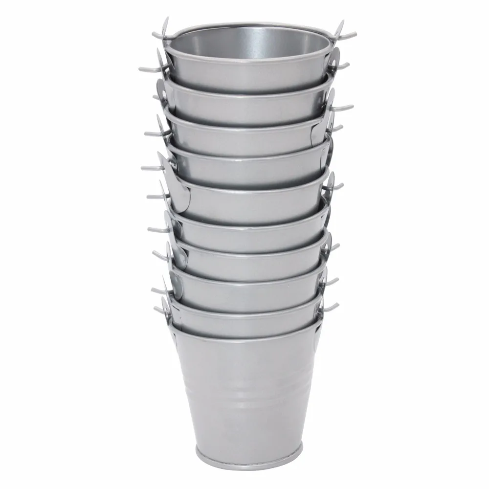 

Wedding Party Candy Packaging Box Metal Bucket Rural Pastoral Style DIY Small iron drum shape creative Gift holders