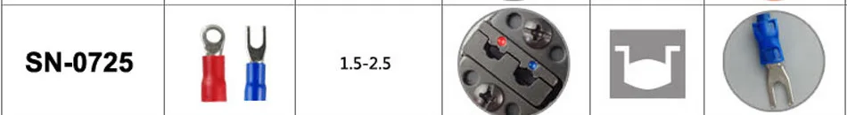 Обжимные плоскогубцы штампы мульти ручные инструменты челюсти части VE Bootlace RV SV трубчатое кольцо Лопата изоляция неизолированные терминалы обжимной 7 дюймов