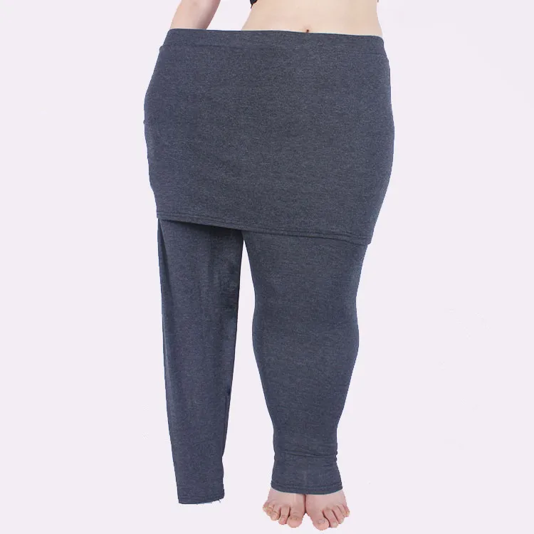 

Free shipping,Conjoined culottes large plus size Leggings with skirt