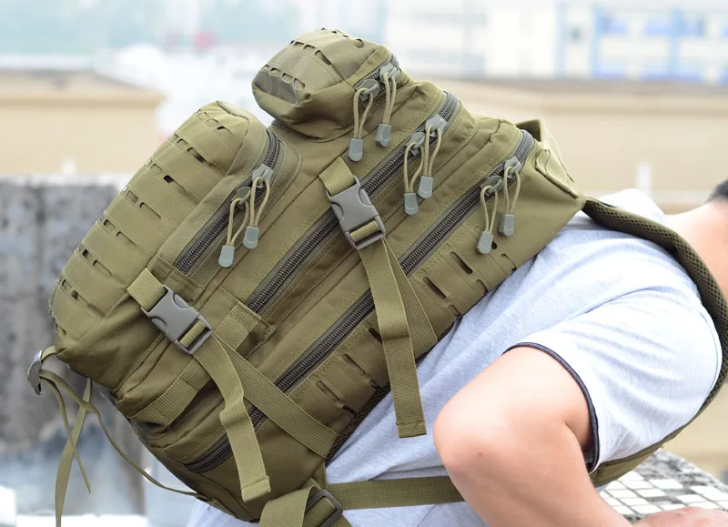 TTGTACTICAL 30L MOLLE военный рюкзак лазерная резка MOLLE штурмовой рюкзак дорожная нейлоновая тактика армейский рюкзак подходит для 15 ноутбуков