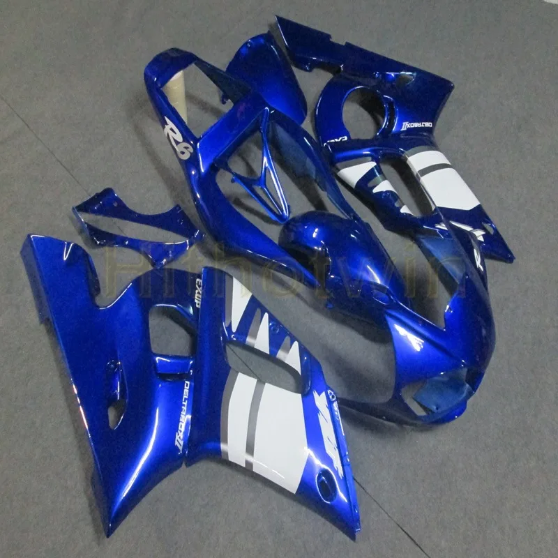 Заказная мотоциклетная часть для Yamaha YZF R6 1998 1999 2000 2001 2002 YZF-R6 моторная панель+ болты+ серебристо-серый обтекатель ABS - Цвет: B