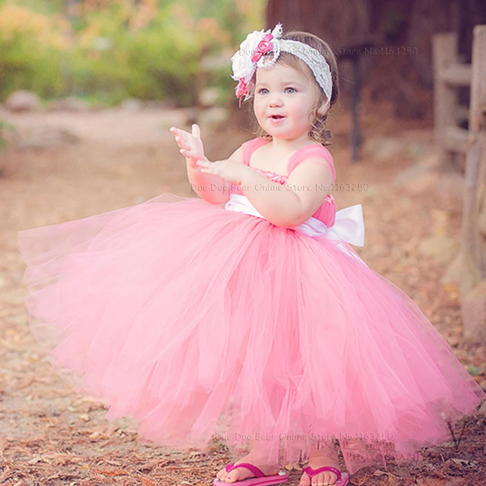 Beautiful Infant  Princess Girl Fashion Dress  Baby  Flower 