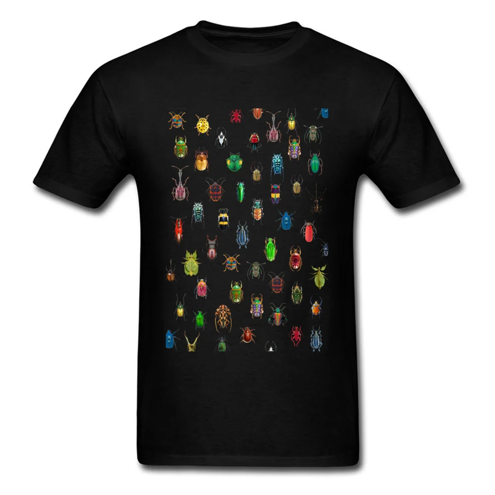 Bugs Men Slim Fit Normal Tops T Shirt Round Neck Mother Day Pure Cotton T-Shirt Design Short Sleeve Tops Shirts Bugs black