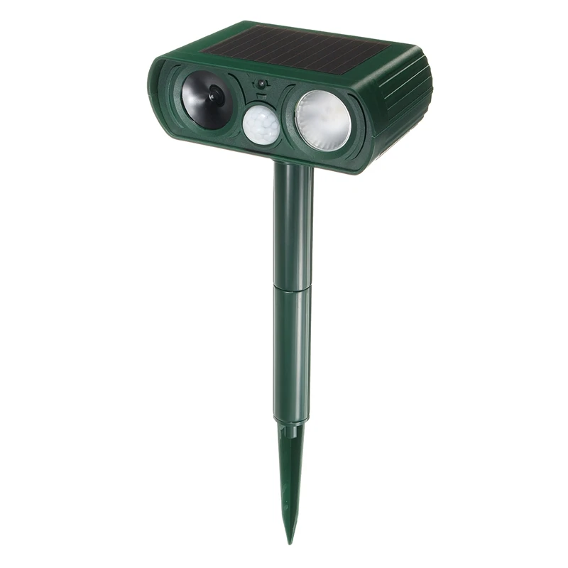 Ultrasonic LED Solar Light Outdoor Gaeden Lamp Flash Solar Power Pest Rats Dog Cat Mouse Repeller Repellent ultrasonic pest repeller electronic mouse control tool