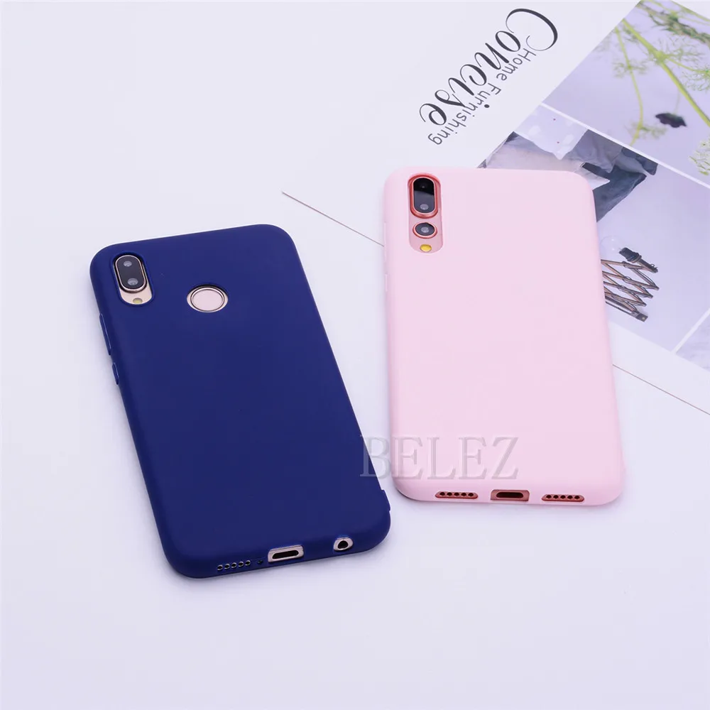 Candy Color Soft TPU Phone Case For Huawei Y9 2019 Y5 Y6 Y7 Y9 2018 Mate 20 Pro on the Honor 8C 8X Max 9 Lite Play Note 10 Cover _10