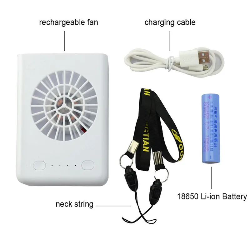 Ручной вентилятор с аккумулятором 18650 мАч персональный воздушный охладитель мини Кондиционер переносные вентиляторы USB вентилятор