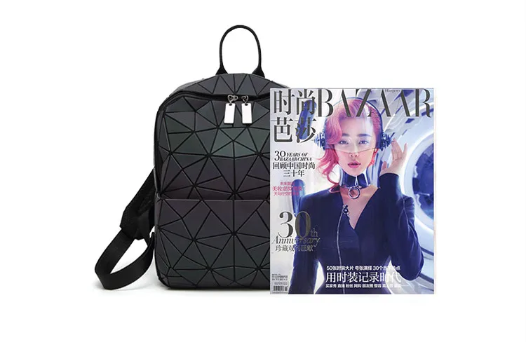 MAGICYZ geometri ctriangle сумки с голограммой светящийся женский рюкзак sac a dos женский рюкзак Mochilas голографический рюкзак