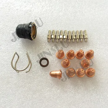 

Free Shipping Trafimet S45 Tips PD0116 & Electrode PR0110 & Retaining Cap PC0116 & DMC Swirl Ring PE0106 & Isolator CV0010
