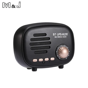 

Classic retro Mini Portable Bluetooth Speaker subwoofer Wireless multimedia Radio U disk TF Handsfree for iphone Samsung Xiaomi