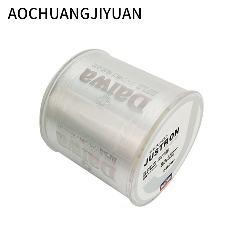 500m Nylon Fishing Line Japanese Durable Monofilament Rock Sea Fishing Line Daiwa Thread Bulk Spool All Size 4 Colors 0.4 to 8.0