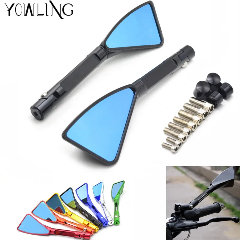 Universal Aluminum motorcycle rearview Side mirror For HONDA CB 599 CB 600 98-06 CBR 600 F2.F3.F4.F4i 91-07 Hornet CB919 02-07