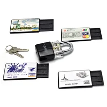 4 шт./лот Кредитная карта инструмент с прозрачный висячий замок, 5 шт. практика слесаря инструменты ключ экстрактор замок палочки набор