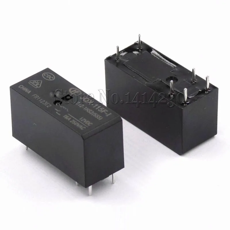 10 шт. HF JQX 115F I 012 1H3A(555) 12VDC 16A электромагнитное реле|Реле| |