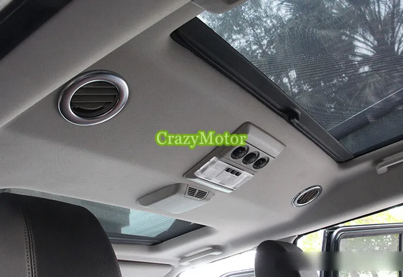 

2pcs/set Car Interior roof Air Condition Vent Outlet cover Trim For Land Rover discovery 4 LR4 2010 11 12 13 14 2015