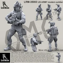 [Масштабный модельный комплект] живой смоляной LRM-35003 1/35 армии США современный солдат