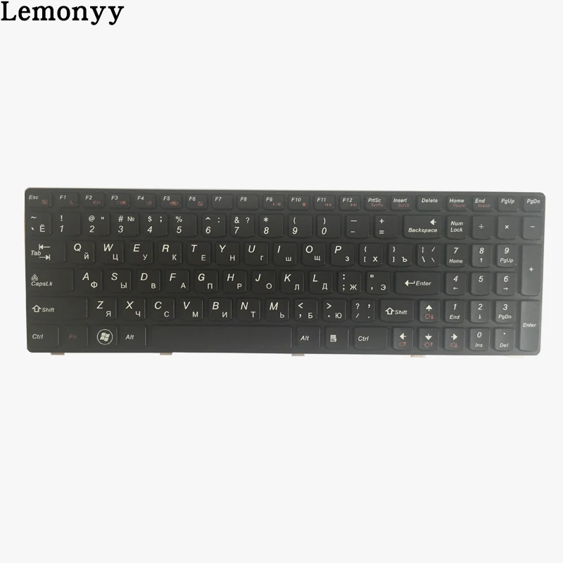  New Russian RU Laptop Keyboard for IBM LENOVO Ideapad G780 G780A G770 G770A Series Black
