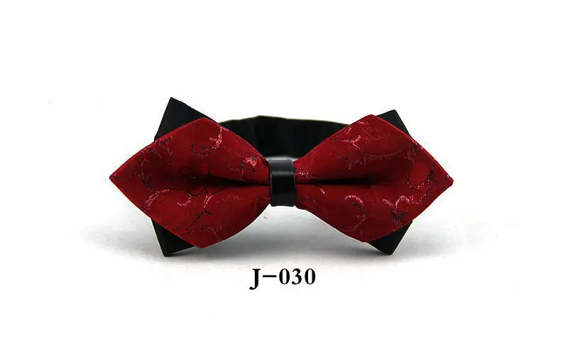 Mantieqingway модные Повседневное острые углы мужской галстук-бабочка полиэстер официальные деловые галстуки-бабочки для Для мужчин Свадебная вечеринка смокинг Gravatas - Цвет: J030