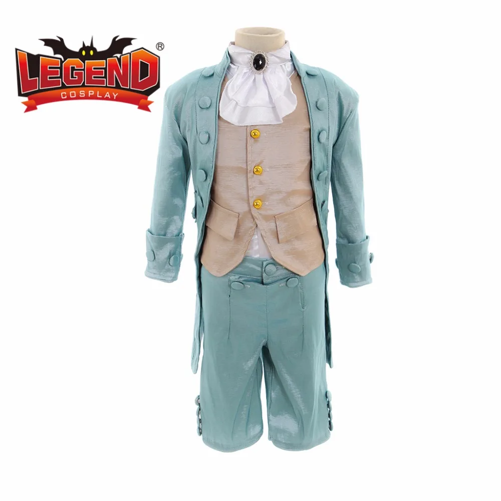 

medieval kids fancy dress outfit cosplay costume blue outfit custom made
