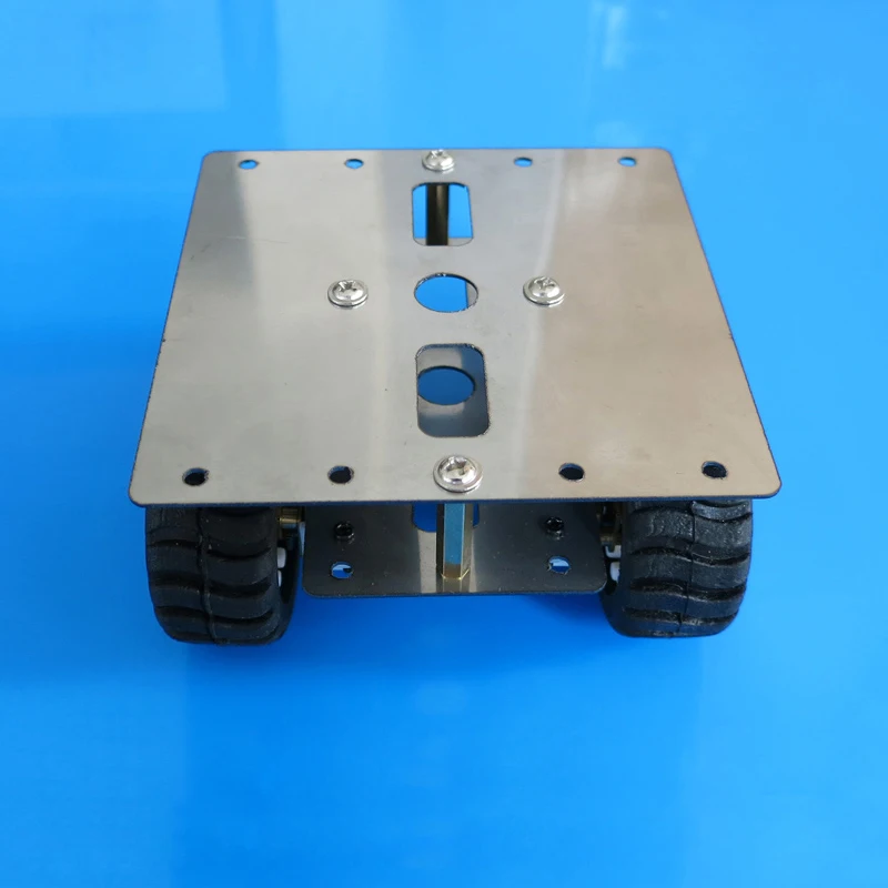 Stainless Steel N20 Smart Car, N20 Gear Motor Chassis Set, Metal Robot